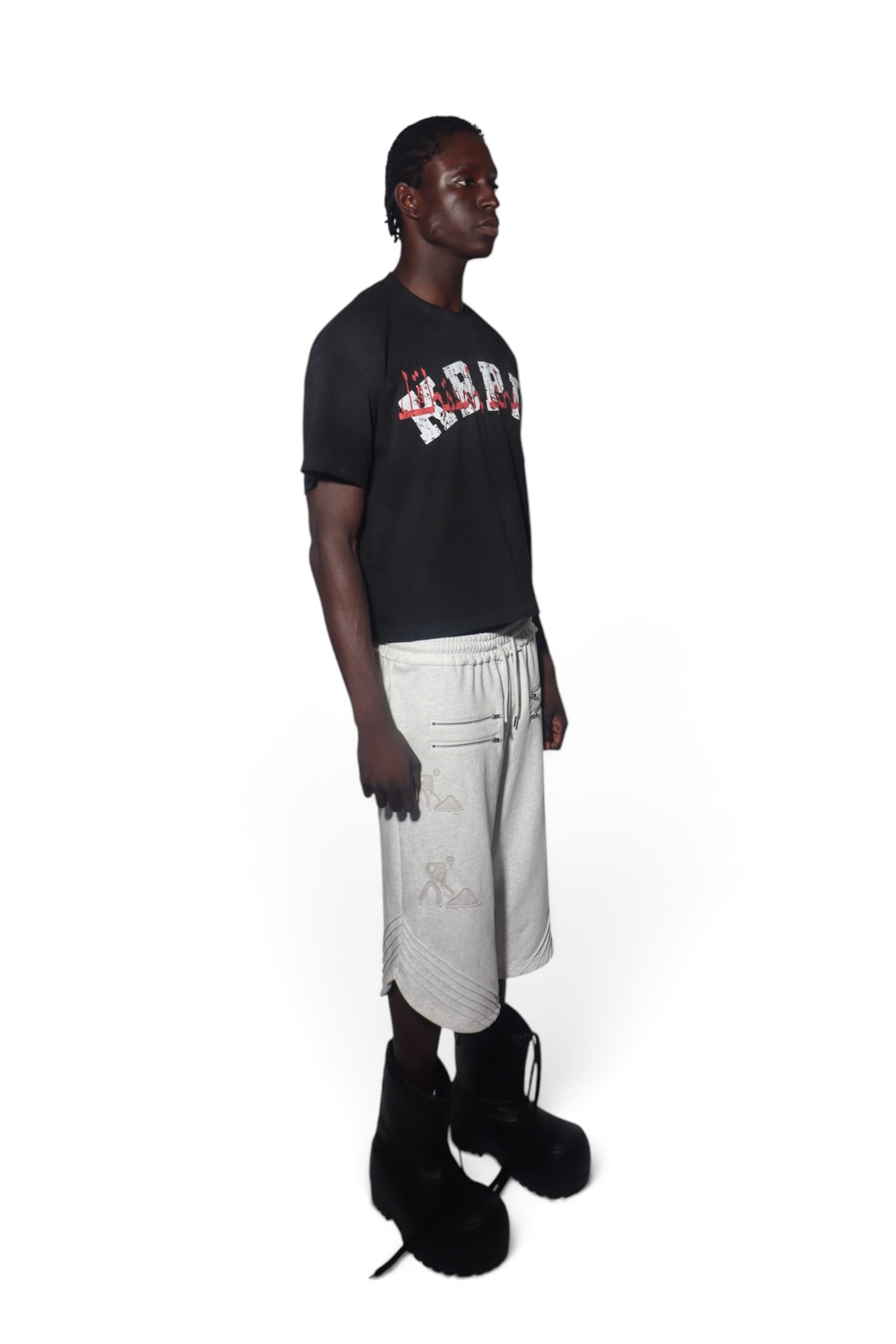 Black "Shalom" Tee