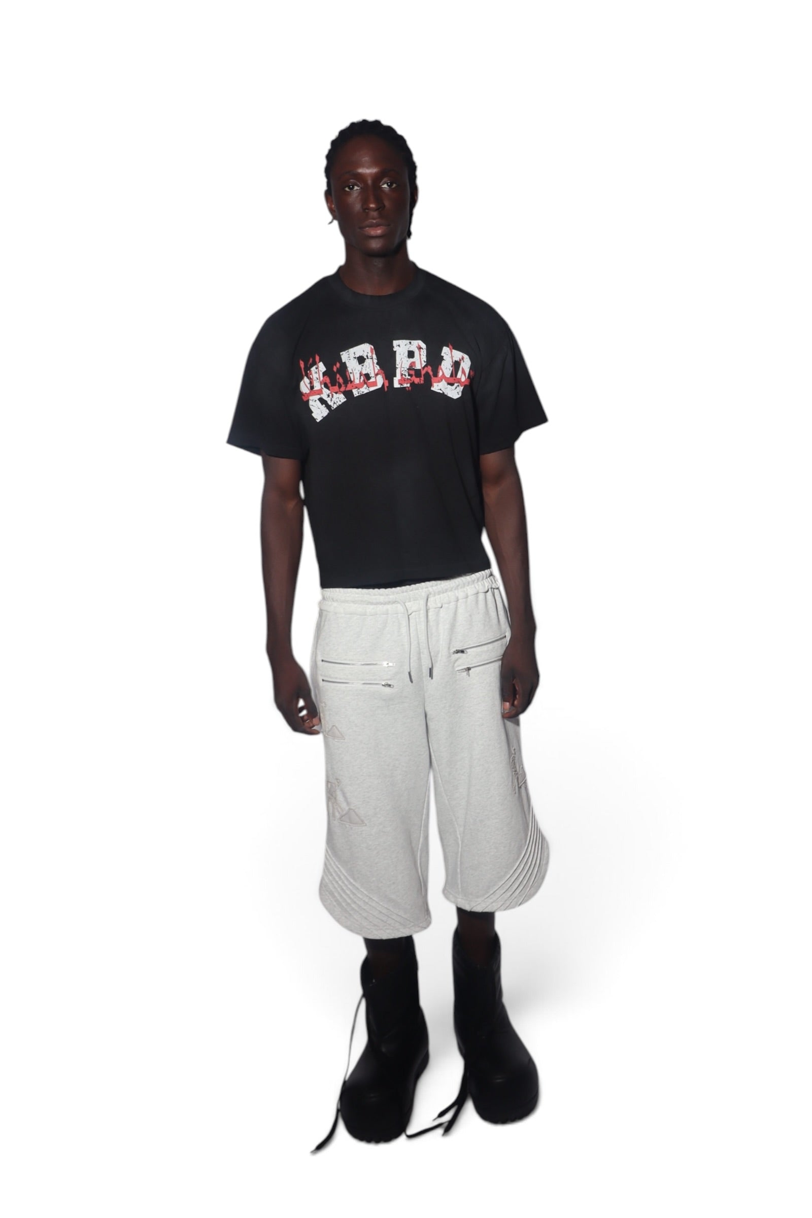 Black "Shalom" Tee