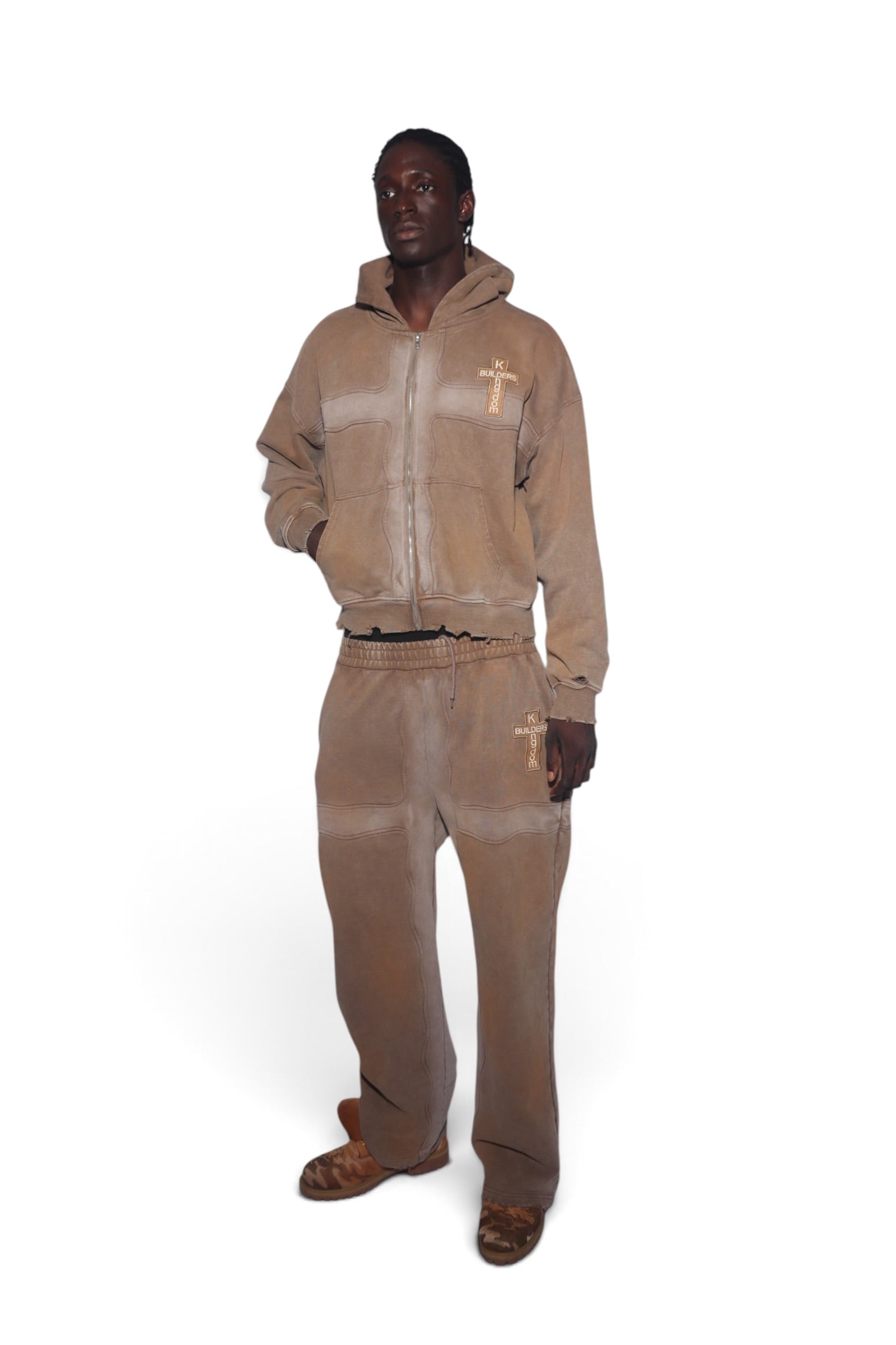 Brown Crossfade Sweatpants