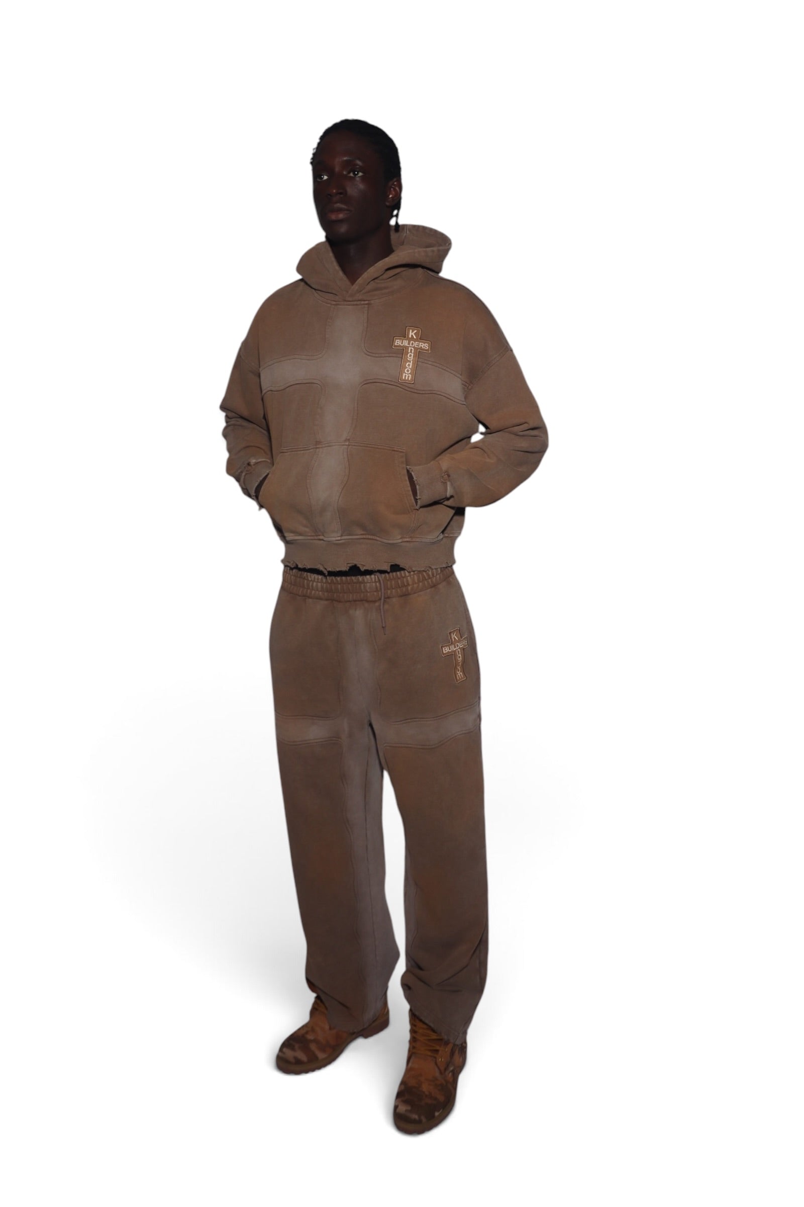 Brown Crossfade Hoodie