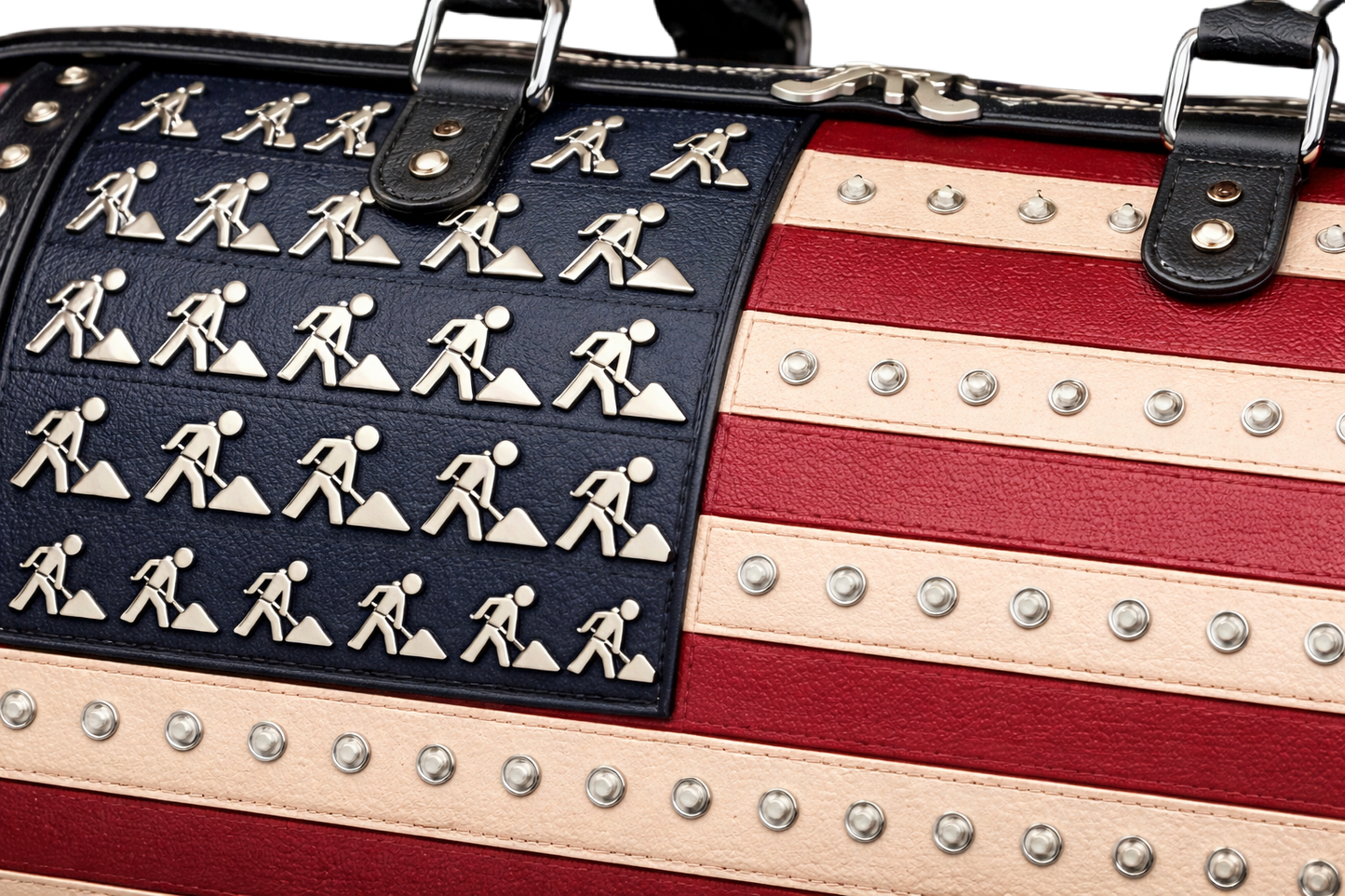 WORKERS UNION DUFFLE RED